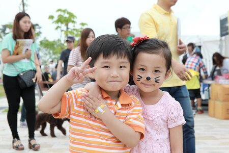 Face painting air after comrade v