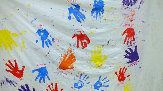 Hands community together