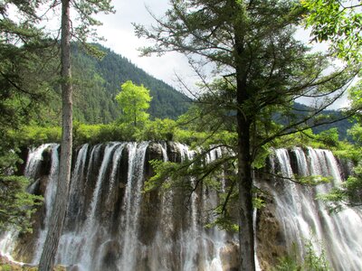 Jiuzhaigou the scenery falls