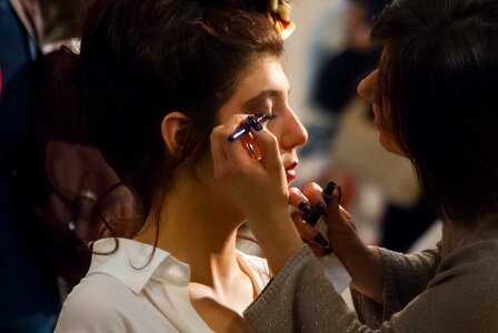 Face painting cosmetics model