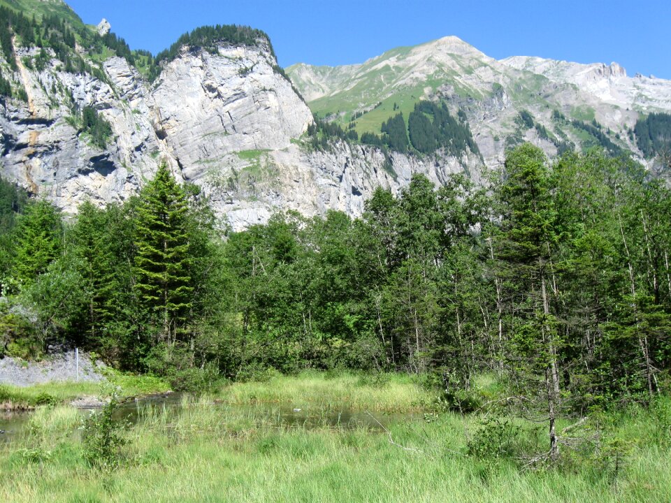 Mountain alps landscape