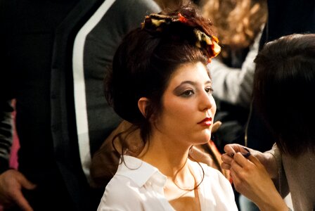 Face painting cosmetics model