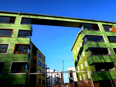 Housing fair building block of flats photo