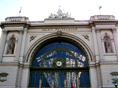 Budapest keleti railway station architecture photo