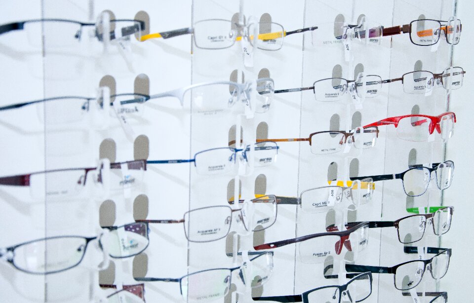 Shopping shop eyeglasses ophthalmologist photo