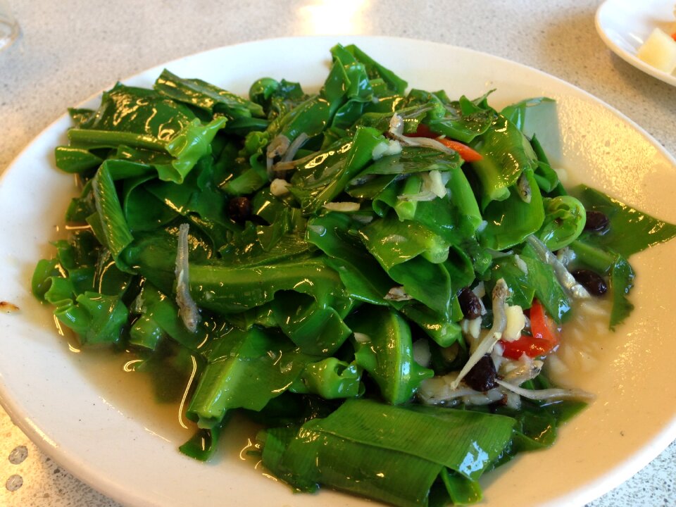Fry mountains suai small fish vegetables