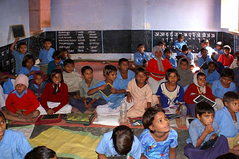 India school children