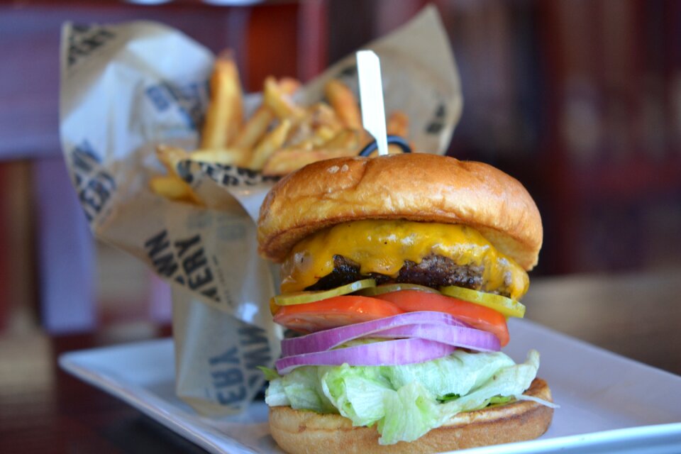 Gourmet cheeseburger restaurant