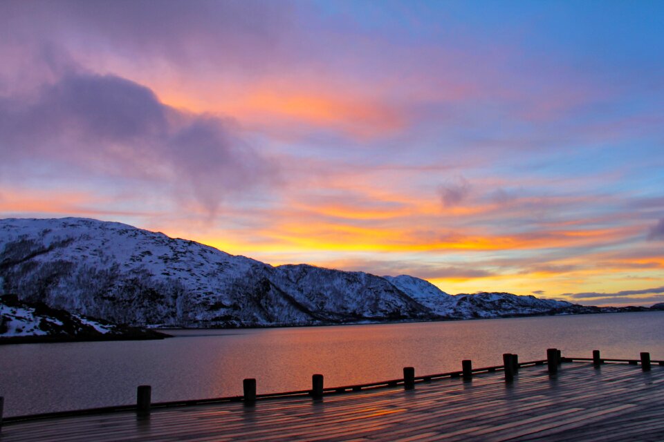Red blue reflection