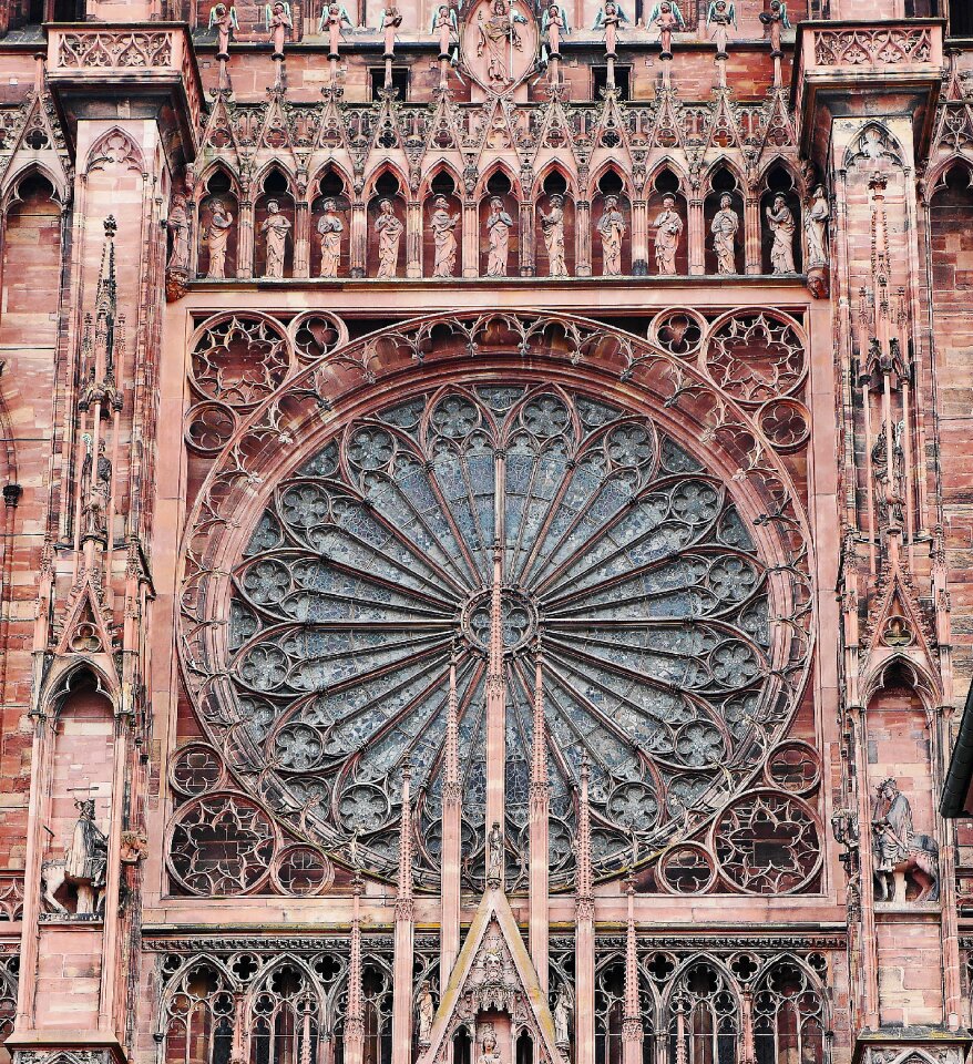 Portal decorated cathedral