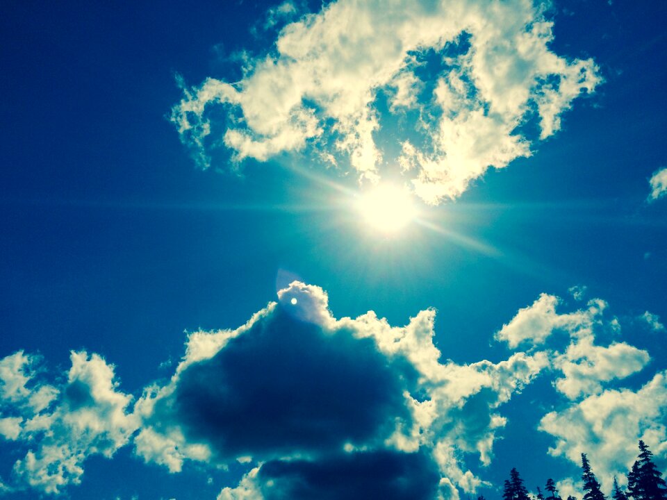 Nature blue cloud