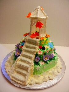 Cake decoration food