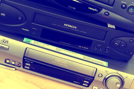 Old tape plastic