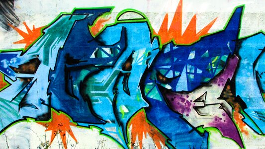 Colorful painting young