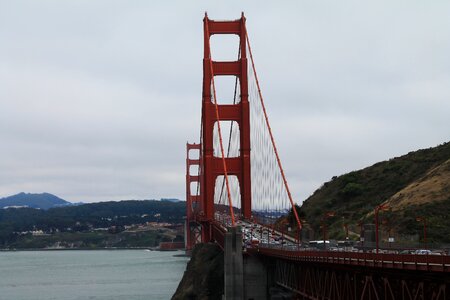 Bridge red san francisco photo