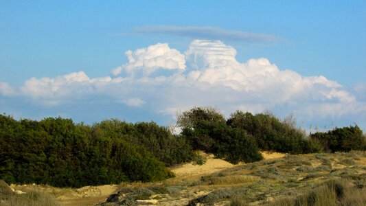 Spring sky clouds