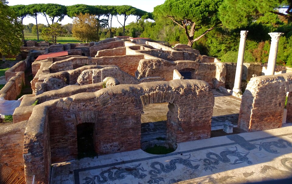 Ruins archaeological site ancient times