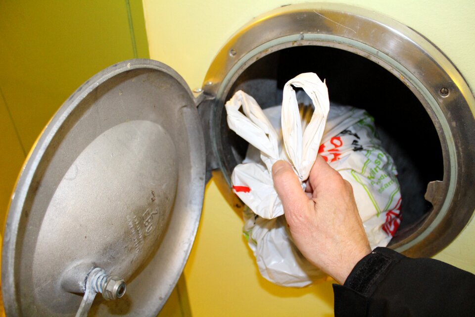 Refuse disposal chutes garbage waste