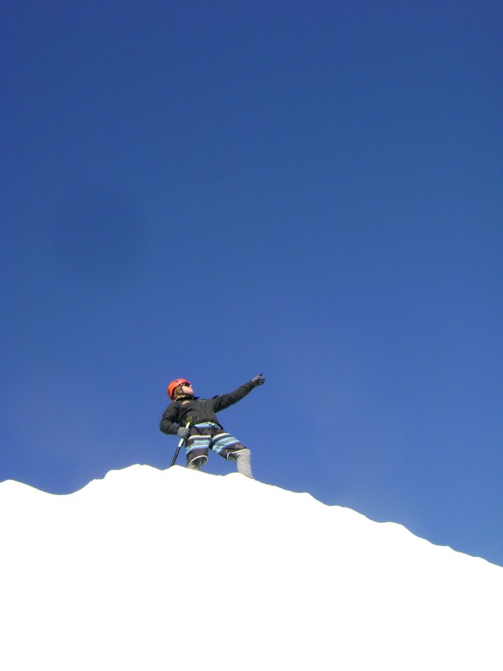 Male pose mountain
