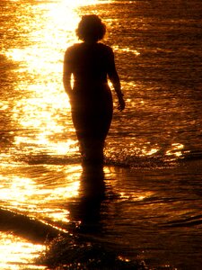 Gold sea the sun