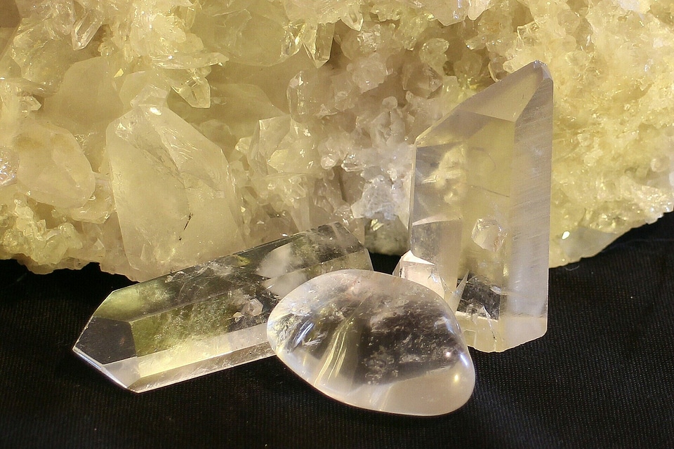 Quartz pure quartz mineral