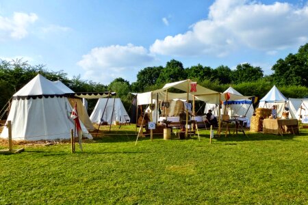 Tents middle ages medieval festival
