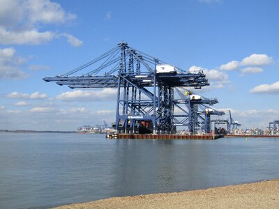 River harbor shipping