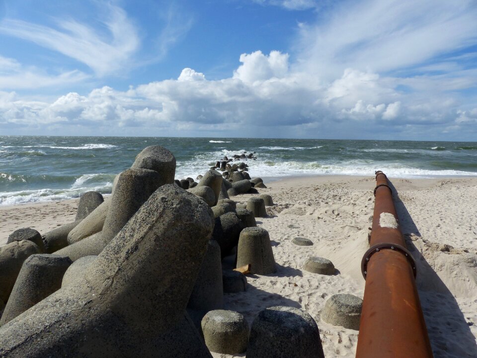 Sea clouds summer
