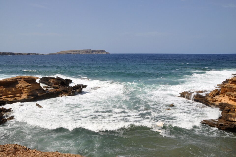 Coast blue water