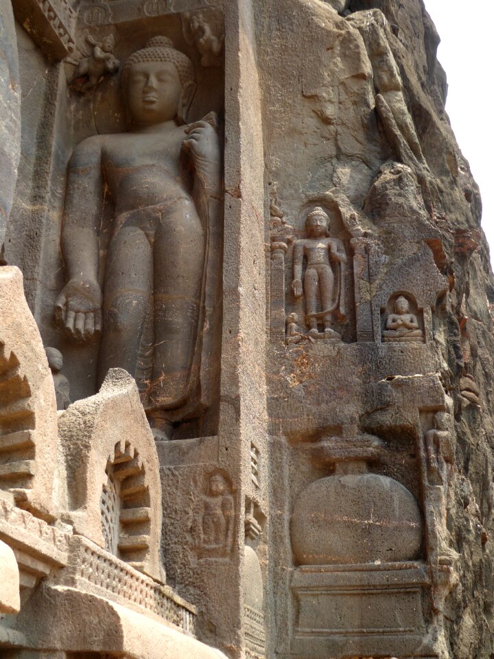 Grotto buddha temple photo