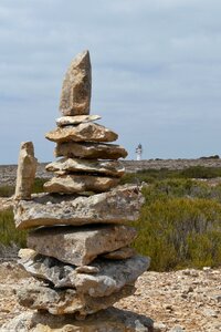 Lighthouse balance stone tower photo