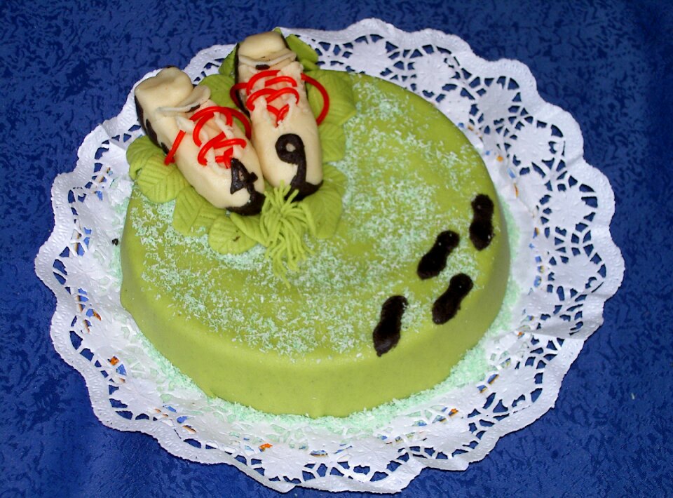 Marzipan ornament decoration