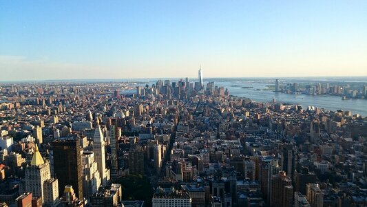 Skyscrapers city panorama