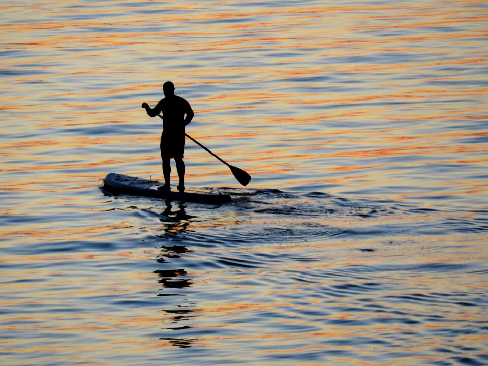 Loneliness sunset character