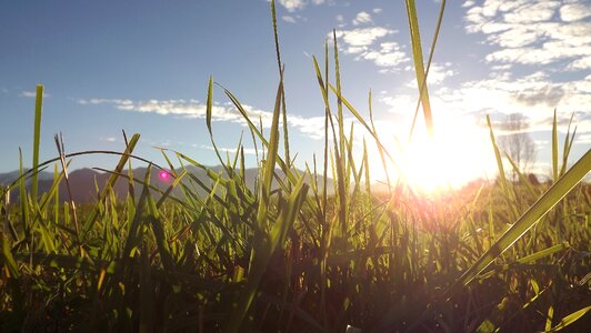 Landscape sunset sun photo