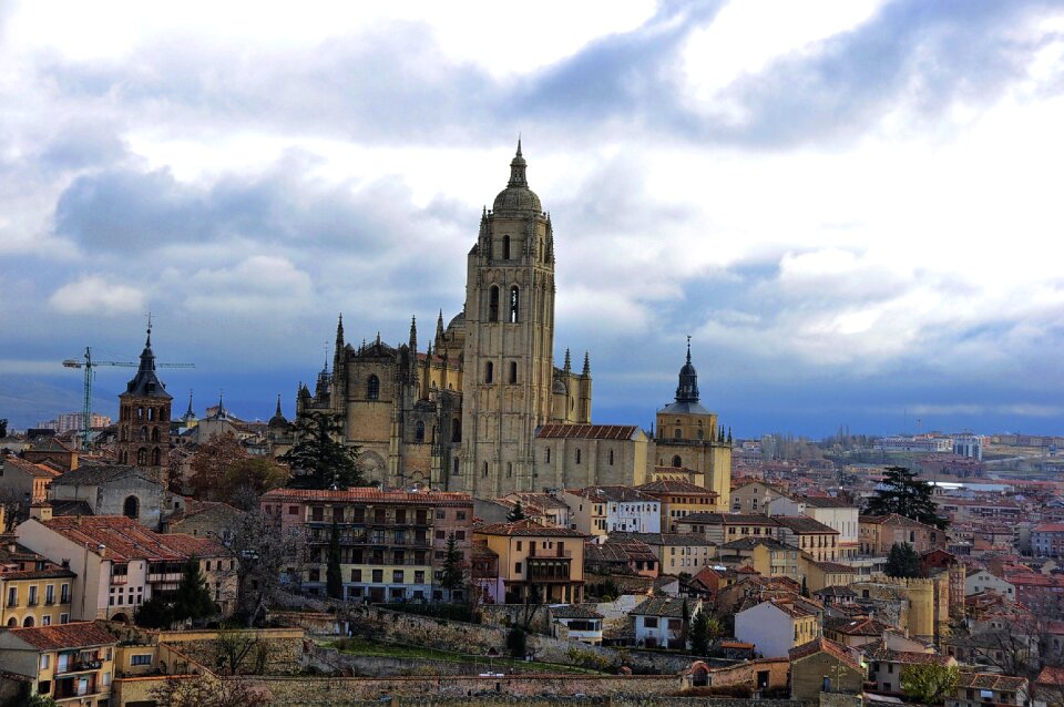 The lady segovia cathedral