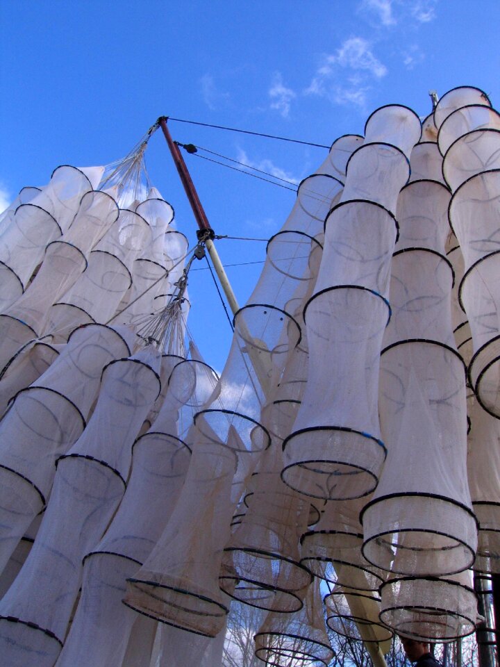 Fishing net drying