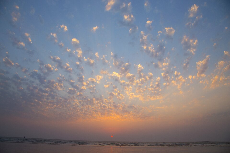 Coast sea sky