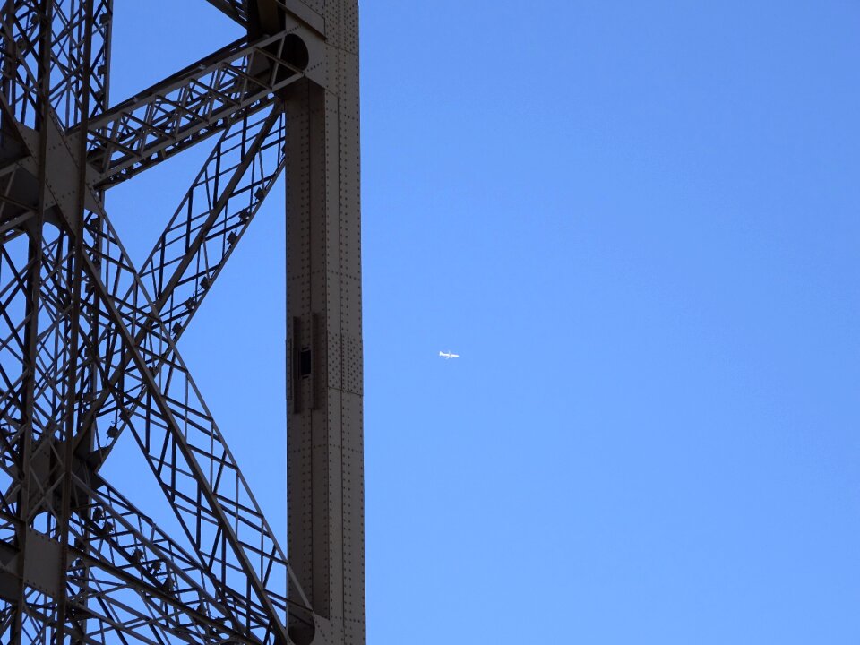 Paris steel structure sky