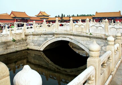 Forbidden city bridge guardrail