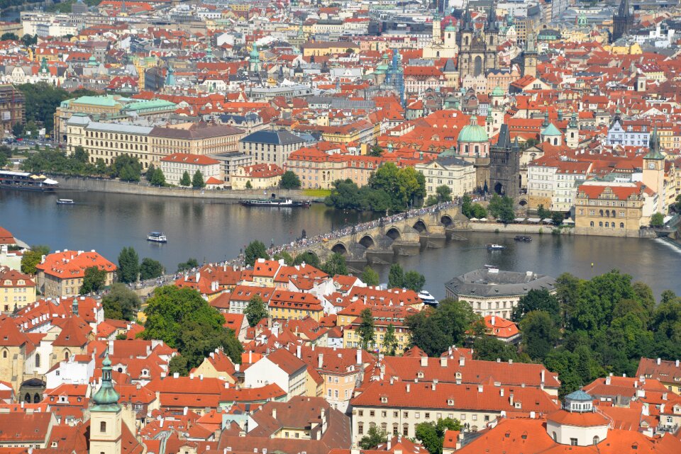 Prague moldova charles bridge