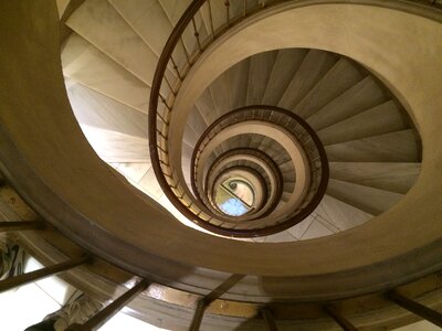 Stairway architecture circular photo