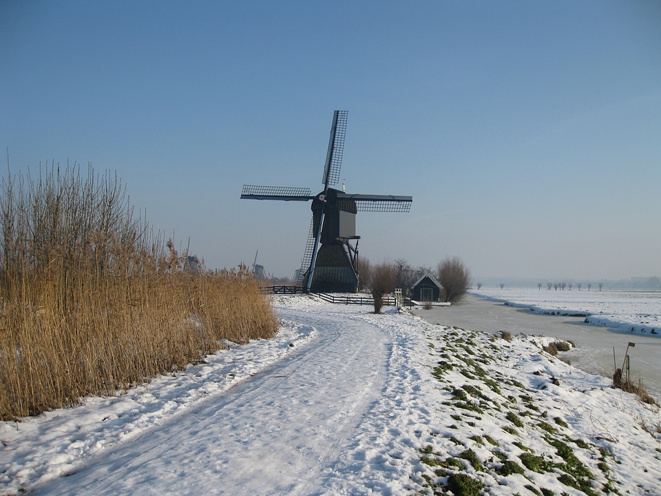 Holland molina winter landscape