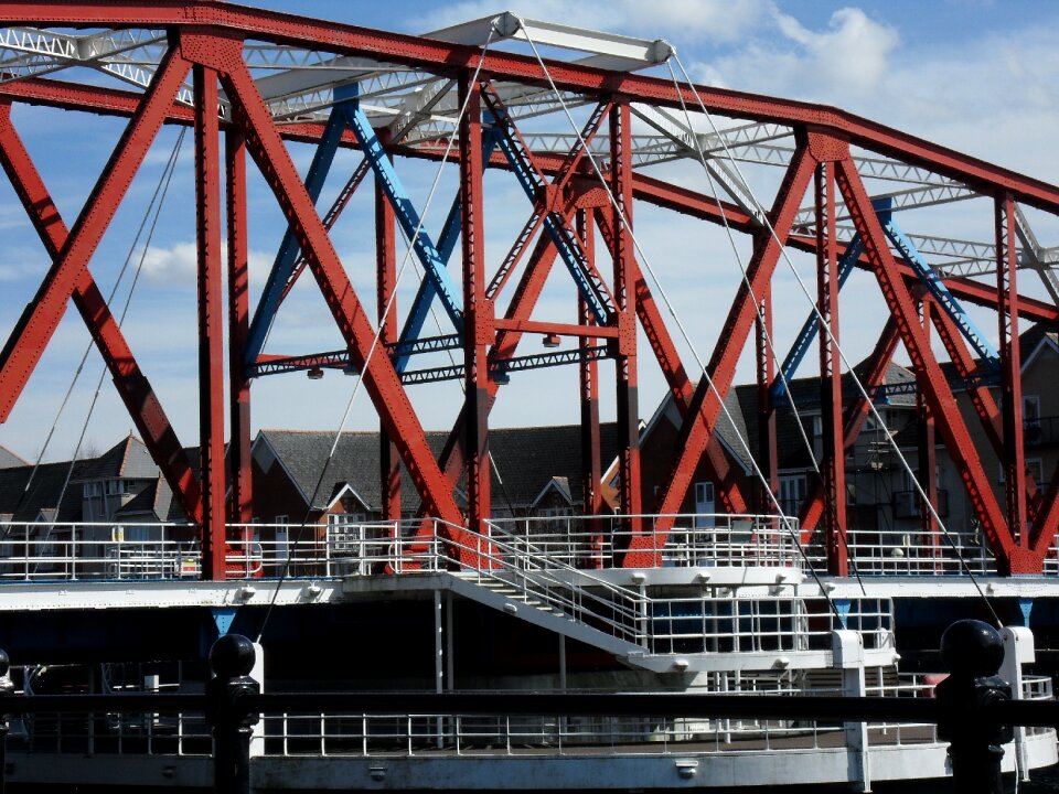 Salford quays manchester docklands bridge