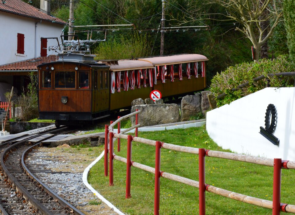 The rhune mountain basque coast train