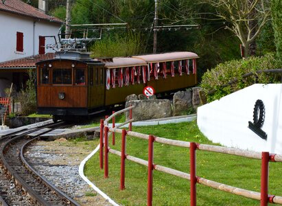 The rhune mountain basque coast train