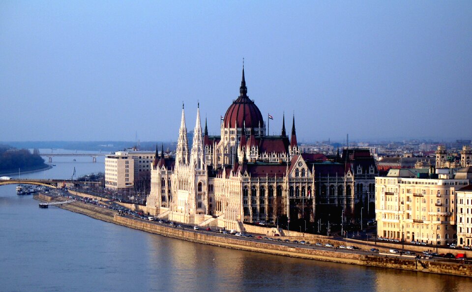 Budapest building parliament