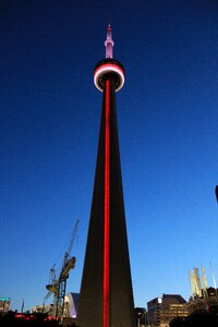 Canada night colorful