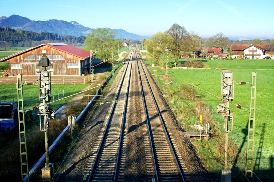 Track railway tracks rail traffic
