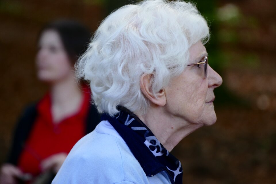 Face woman elderly woman